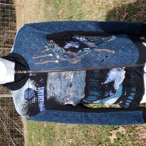 𝅺ADORE women's size small zip front sweater